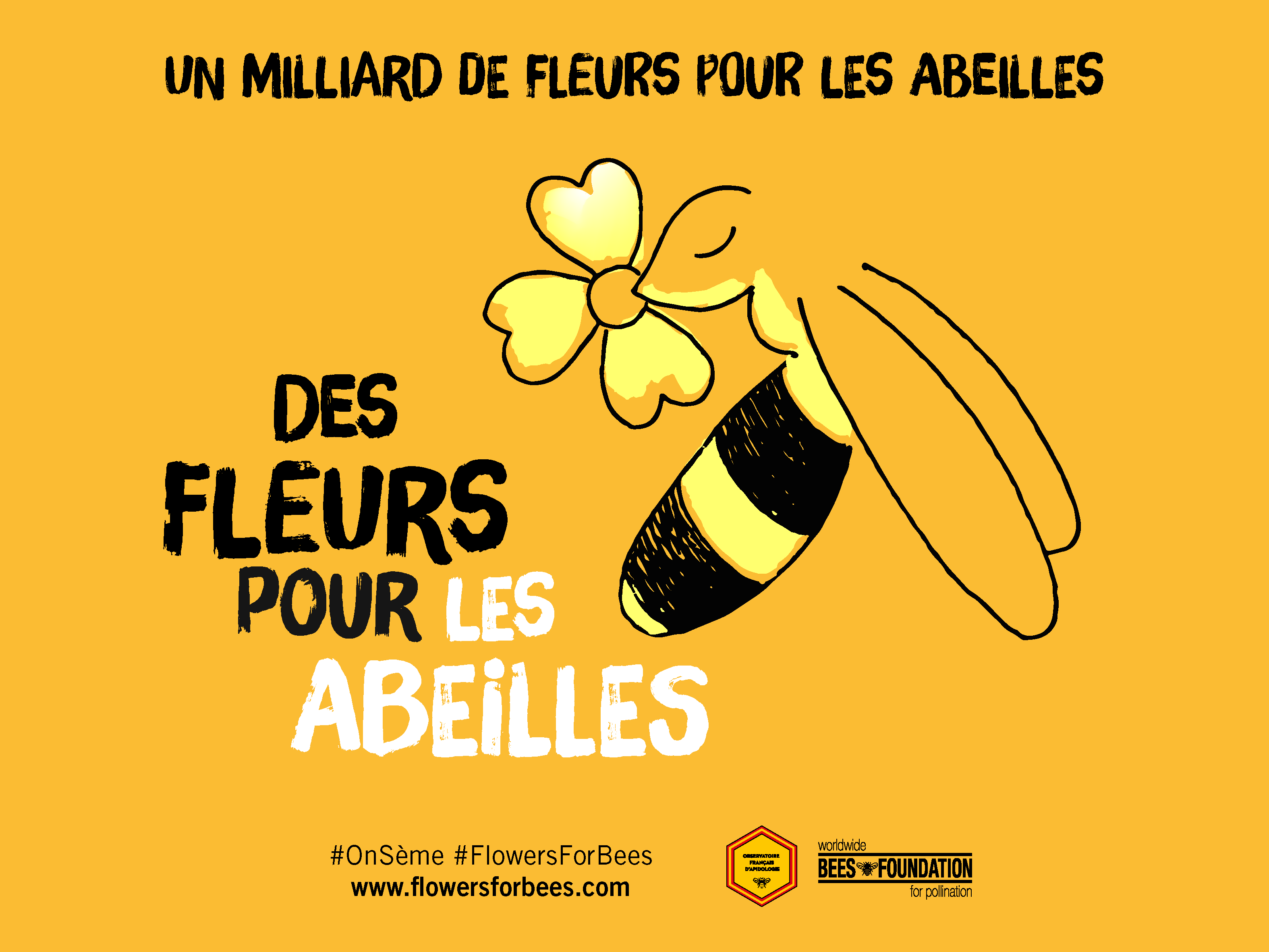 La 8ème édition de la campagne ‘Des Fleurs pour les Abeilles’ débute !